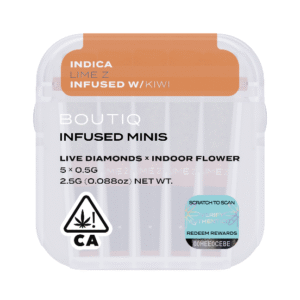 Boutiq Infused Minis Pre Rolls Lime-Z x Kiwi